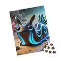 Colorful Nudibranch Sea Life Puzzles, Electric Blue Nudibranch Sea Slug Jigsaw Puzzle, High-Quality Nudibranch Sea Slug Gift Puzzles