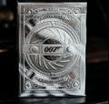 James Bond Silver Edition Playing Cards | 007 Deck | Gunmetal Silver Foil Deck