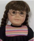 Silver Wire Eye Glasses Doll Clothes Accessory For 18” American Girl (Debs*)