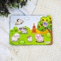 Farm Animals Colorful Busy Puzzle, Educational Puzzle, Wooden Sorting Toy, Montessori Easter Gift, Homestead Animals, Baby Gift GoodPlay