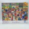 NEW Street Vendor Morning Joseph Burgess 2000 Pc Premium Puzzle Milton Bradley