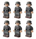 New minifigure 2025 normandy ww2 brick block moc legofit military special edition officer hat cap driver Sergeant air force legoww2