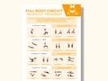 Full Body Circuit Workout Template | Printable Fitness Program | Strength Training and Cardio | Home & Gym Exercise Routine | Download