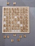 Puzzle Fractal sudoku. Brainteaser. Sudoku.