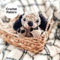 Pearl the Pup Crochet Pattern | Low Sew Crochet Amigurumi Pattern, Puppy Dog Pattern, Cute Crochet Plushie Pattern, Crochet Toy for Nursery