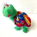 m555 Vintage Rare 1996 Funny Turtle Soft Stuffed Animal Toy Collectible