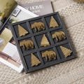 Custom Bear Tic Tac Toe Game Board, Camping Traveling Gift Idea, Travel Game Tic Tac Toe Game, Personalized Game, Kids Personalized Gift