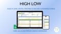 High Low Golf Scorecard, No Specials, 4 Players, 18 Holes