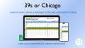 39s/Chicago Golf Scorecard, 2-4 Players, 18 Holes