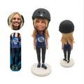 Personalized custom bobbleheads, Customised female sports bobbleheads, bobbleheads for girlfriends, Wife's Birthday Gift Anniversary Gift