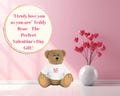 Plush Toy with T-Shirt, Romantic Bear Gift, Love You As You Are, Cute Cuddly Toy, Valentine's Day Present, Stuffed Animal Shirt