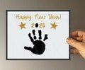 New Years 2025 handprint & fingerprint art - Holiday Craft for Kids - New Year Printable, preschool, kindergarten, kid keepsake digital file