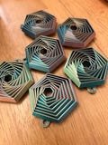 Stress Relief Fidget hexagon keychain