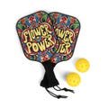 Pickleball Kit, Flower Power Pickleball Set, Hippy Boho Paddle Set, Fun Pickleball Gear, Pickleball Starter Kit