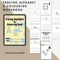 Tracing Alphabet & Colouring Book